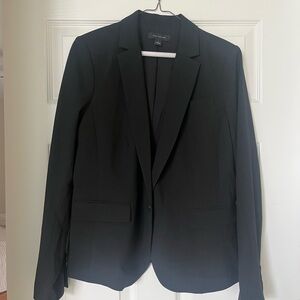 Ann Taylor Classic Black One Button Blazer NWOT